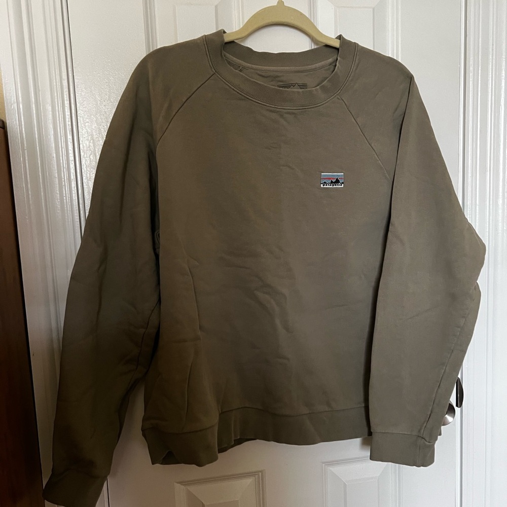 Patagonia Olive Crewneck Sweater
